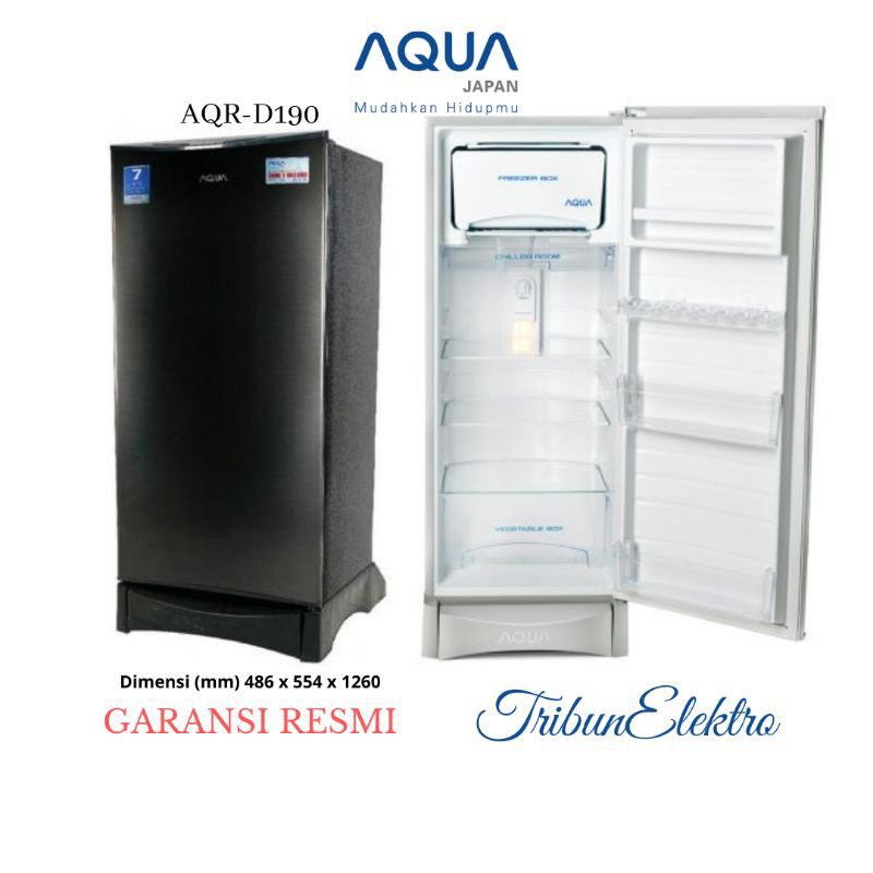 AQR-D190 Kulkas Aqua 1 Pintu Low Watt