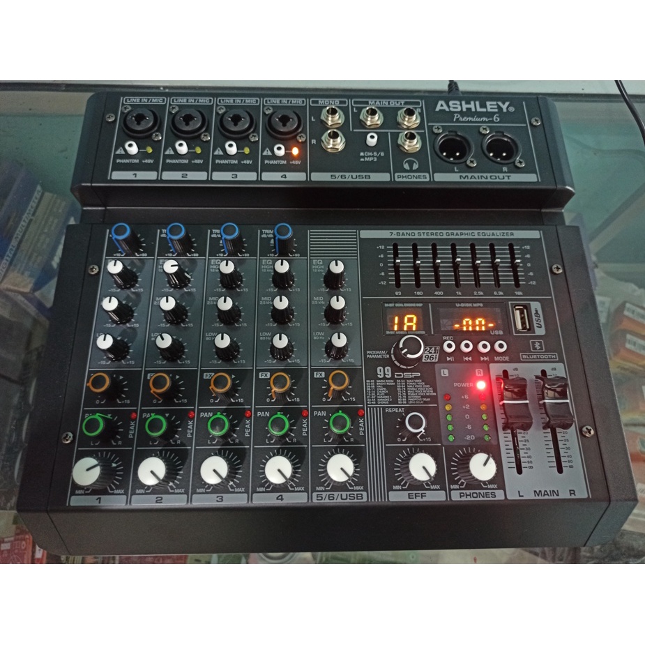 mixer ashley Premium6 / 6 channel original ashley ORI Soundcard