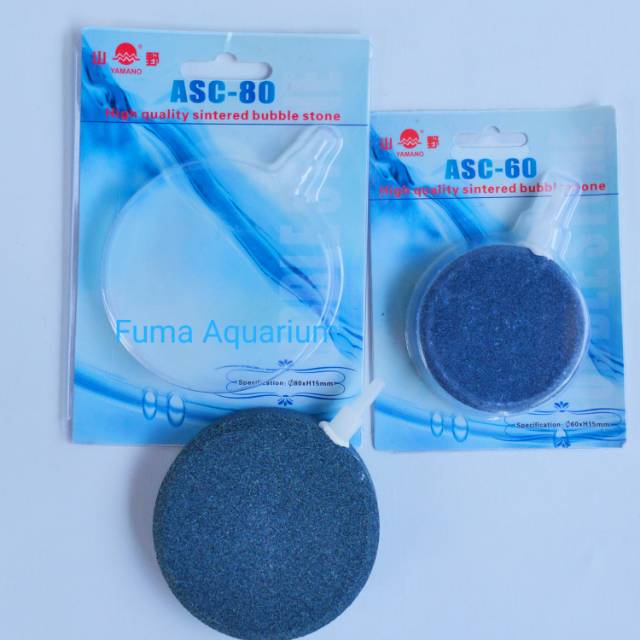 Batu Airstone airasi gelembung udara Yamano ASC-80 Diameter 8cm aerator Airpump