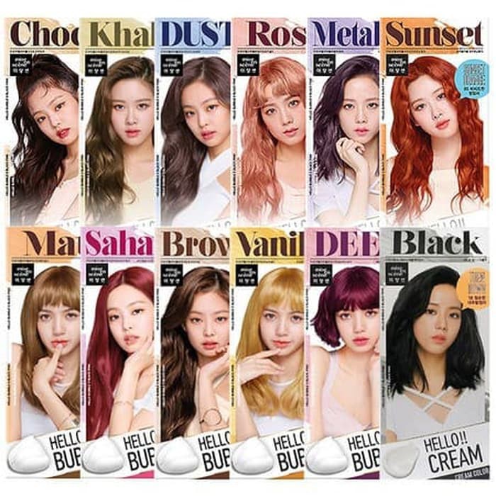 MISE EN SCENE HELLO BUBBLE FOAM HAIR COLOR Shopee Indonesia