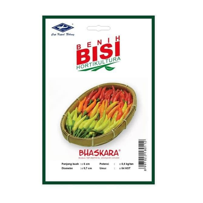 Benih Cabe Rawit Bisi &quot;Bhaskara&quot; | Bibit Cabe Benih bisi Asli Kemasan Pabrik