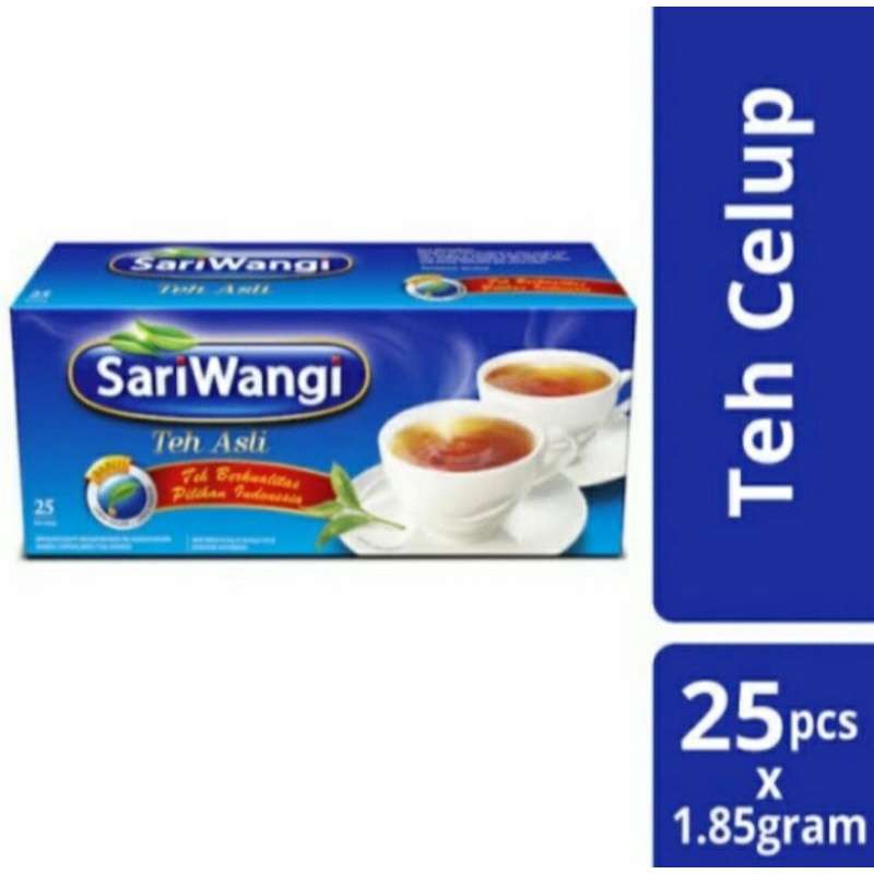 

Teh sariwangi isi 25 kantong/kotak
