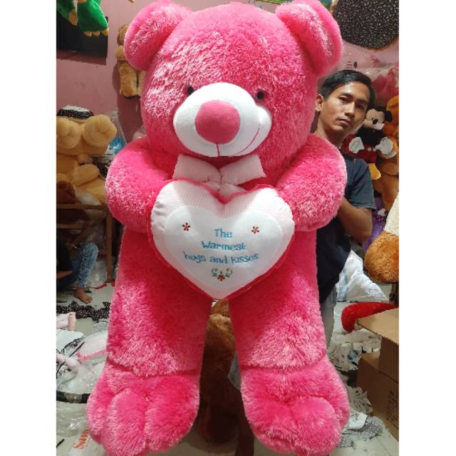 TERMURAH Tedy bear SUPER JUMBO 1,5 meter warmes love