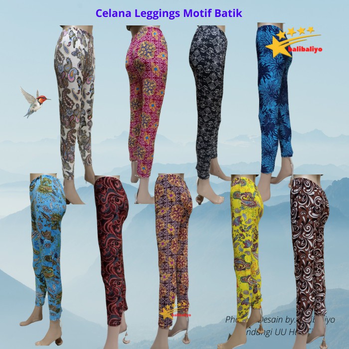 Legging Panjang Spandex Premium Standar max bb 75kg