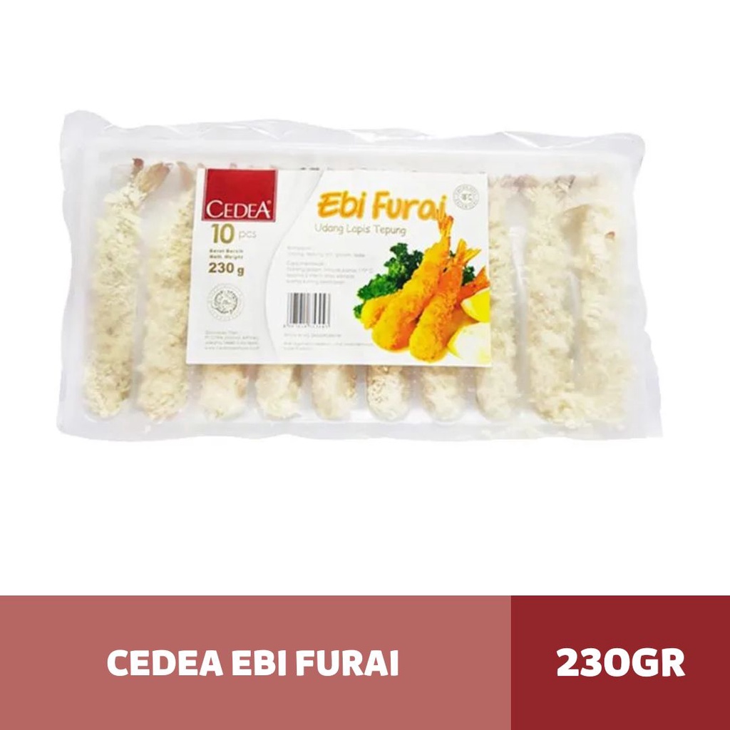 

Cedea Ebi Furai Isi 10 pcs 230 Gram | CEDEA Ebi Furai 230gr isi 10