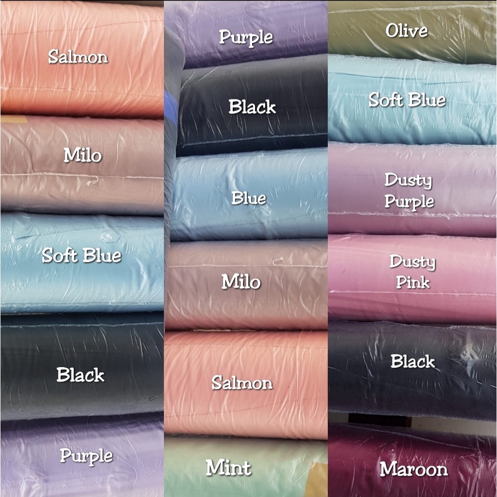 Kain Satin Maxmara Silk Ori Polos Bahan Sateen Sutera Premium Roberto Cavalli Velvet Meteran