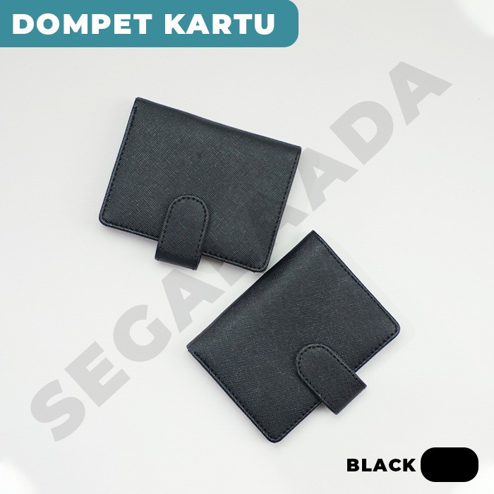 Dompet Kartu Nama Card Holder Bahan Kulit Import