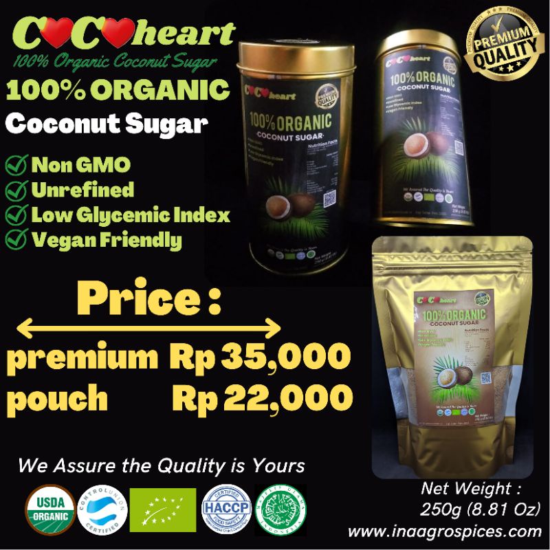 

Coconut Sugar 100% Organic