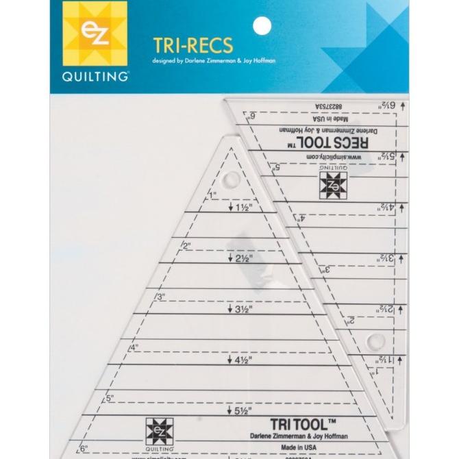 

EZ Quilting Tri Recs Triangle Rulers