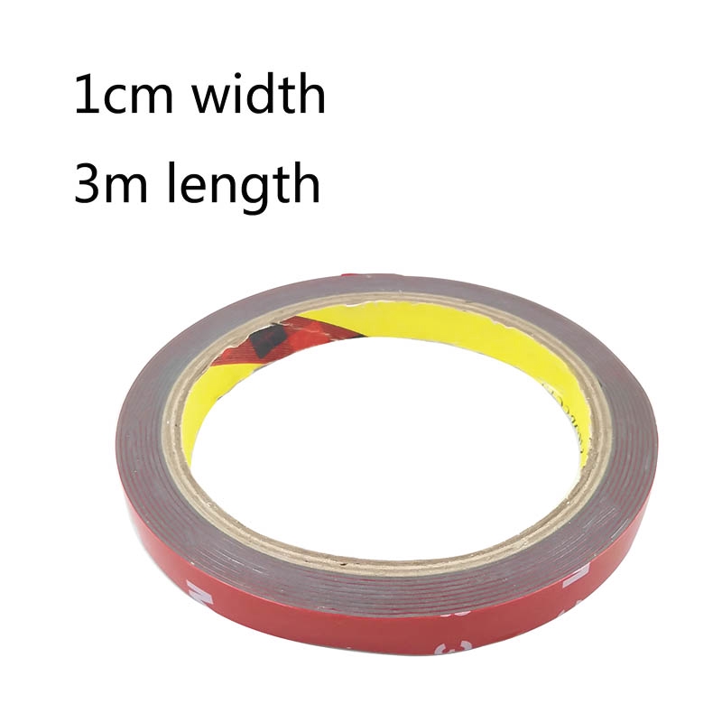 3m Auto Car Foam Double Sided Attachment Tape 10mm Panjang Double faced Acrylic Foam Tape Auto Khusus Spons Puffs Lem Mobil Decals Dekorasi