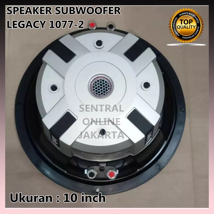 SPEAKER SUBWOOFER 10inch 10 inch LEGACY LG 1077-2 WOOFER LG 1077 2