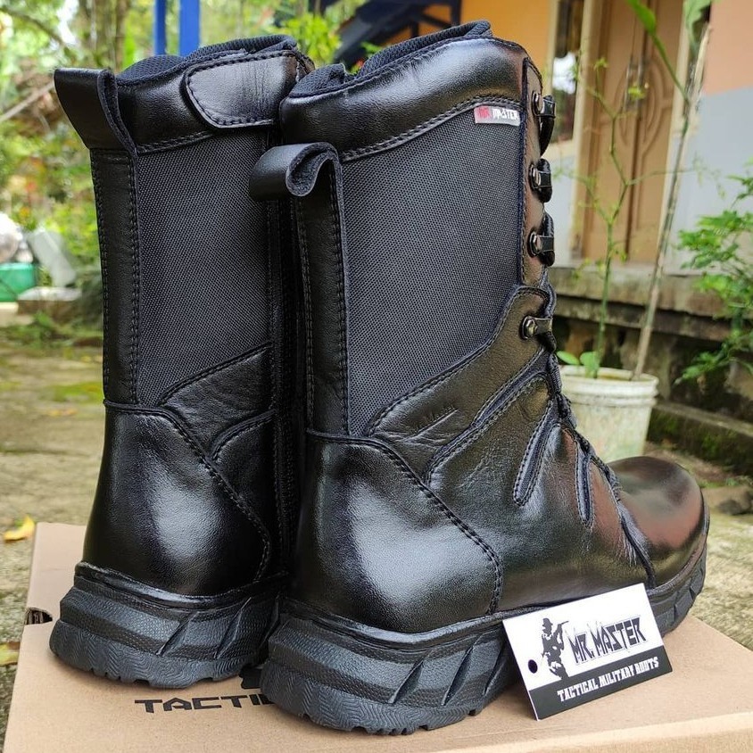 SEPATU PDL MR MASTER KULIT SAPI ASLI SEPATU PDL TNI POLRI SECURITY SATPAM DINAS LAPANGAN