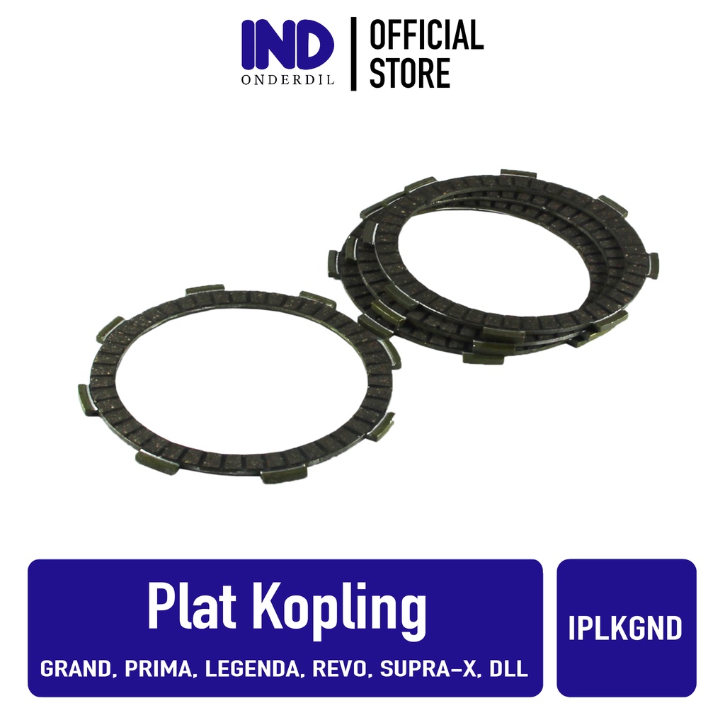 Kampas-Kanvas Plat Kopling Set Grand/Supra X/Supra Fit-New/Revo 100