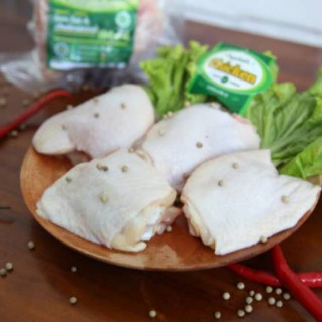 

PAHA ATAS AYAM ORGANIK PREBIOTIK BERKAH CHICKEN SEHAT, RENDAH KOLESTEROL, HALAL
