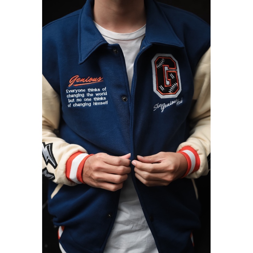 VARSITY JACKET - JAKET BASEBALL VARSITY - JAKET SALVIO HEXIA - JAKET PRIA