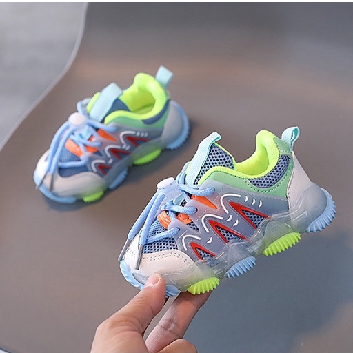 [Tokobig] Ziggy LED Sepatu Anak Sport Sneaker Anak Size 21-30 Usia 1-5 Tahun