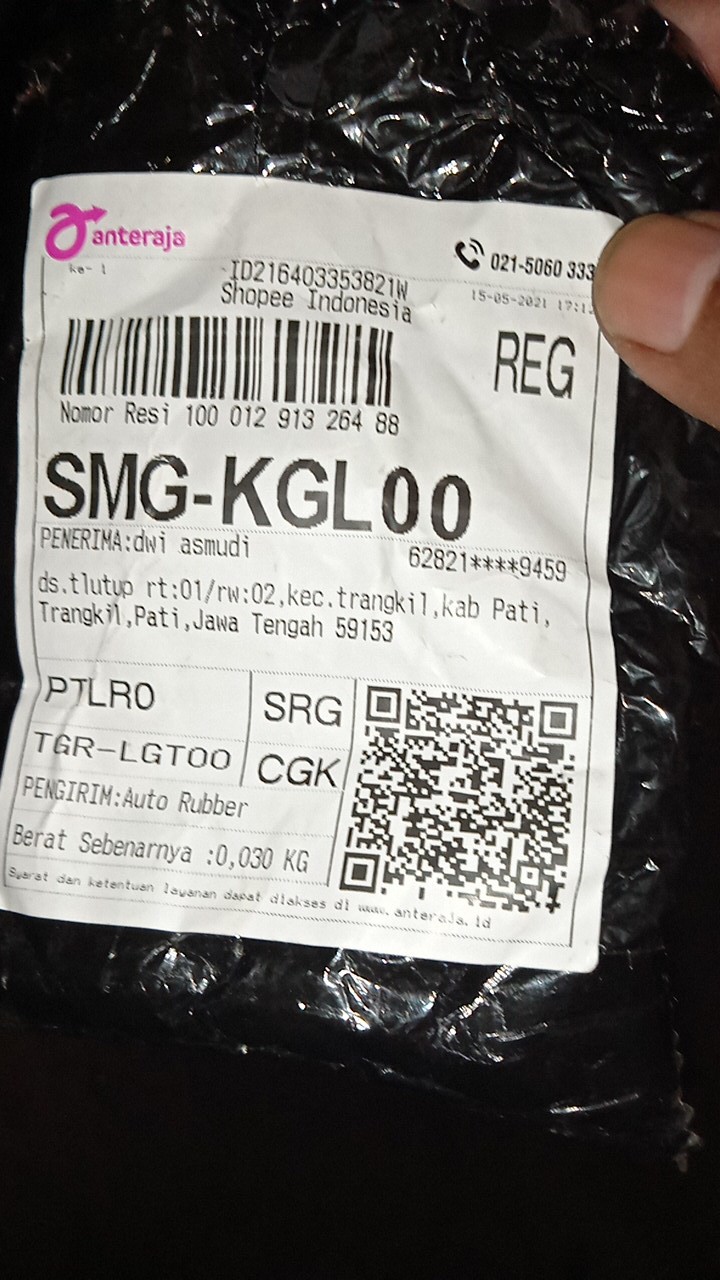 Karet Cover Tutup Lubang Panel 37mm +