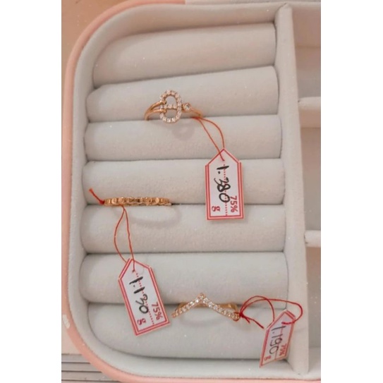 cincin aurel emas asli 750 /75 %