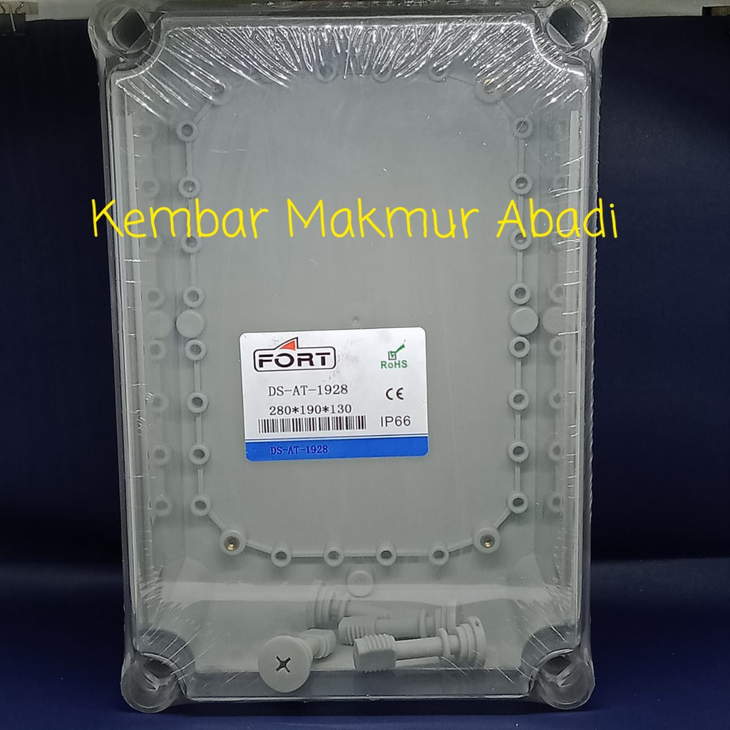 DURADUS 280X190X130mm TRANSPARAN/BOX PANEL DSAT-1928 JUNCTION BOX 280X190X130 ABS IP66/DURADUS IP 66