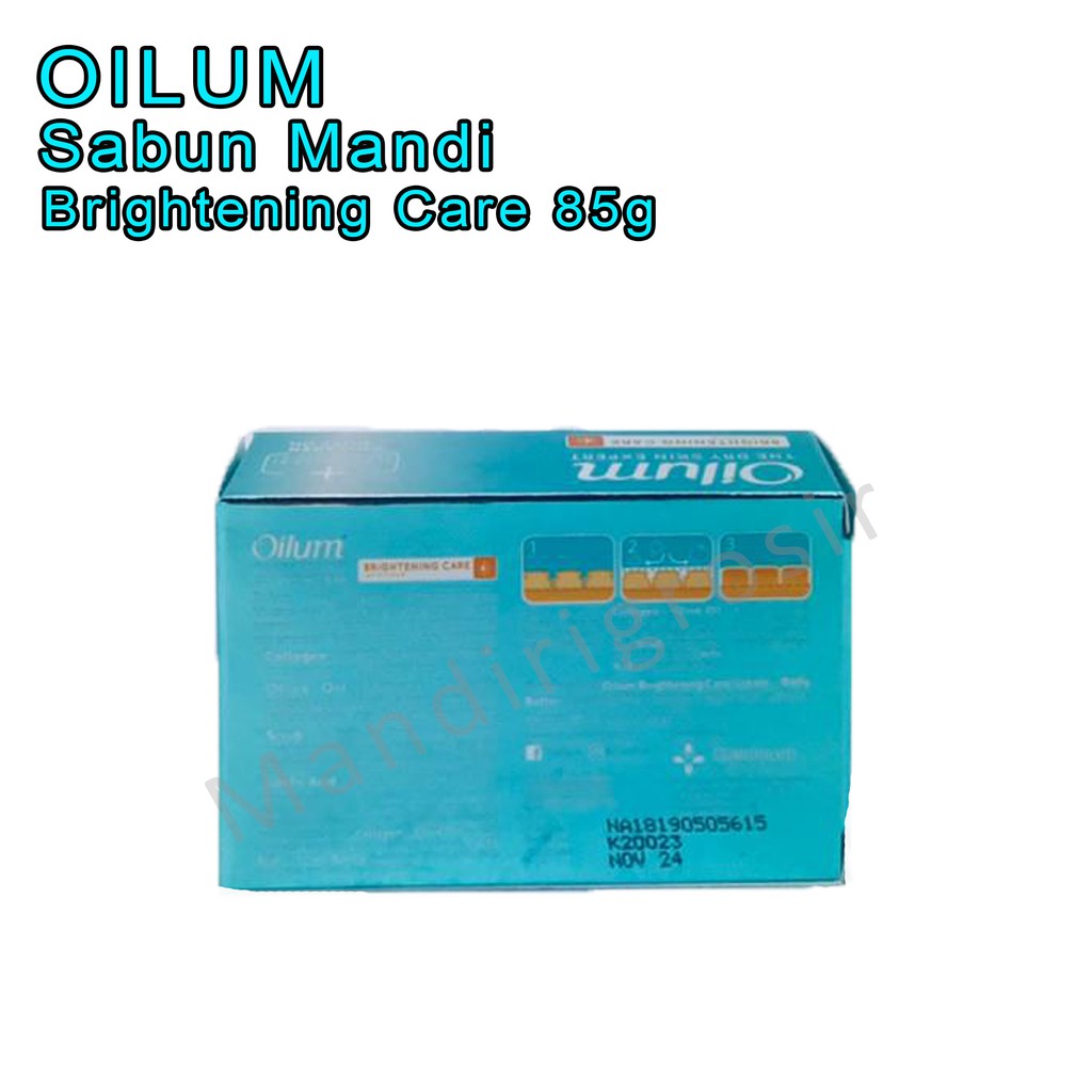 Sabun Mandi * Oilum * Brightening Care  with scrub * 85g