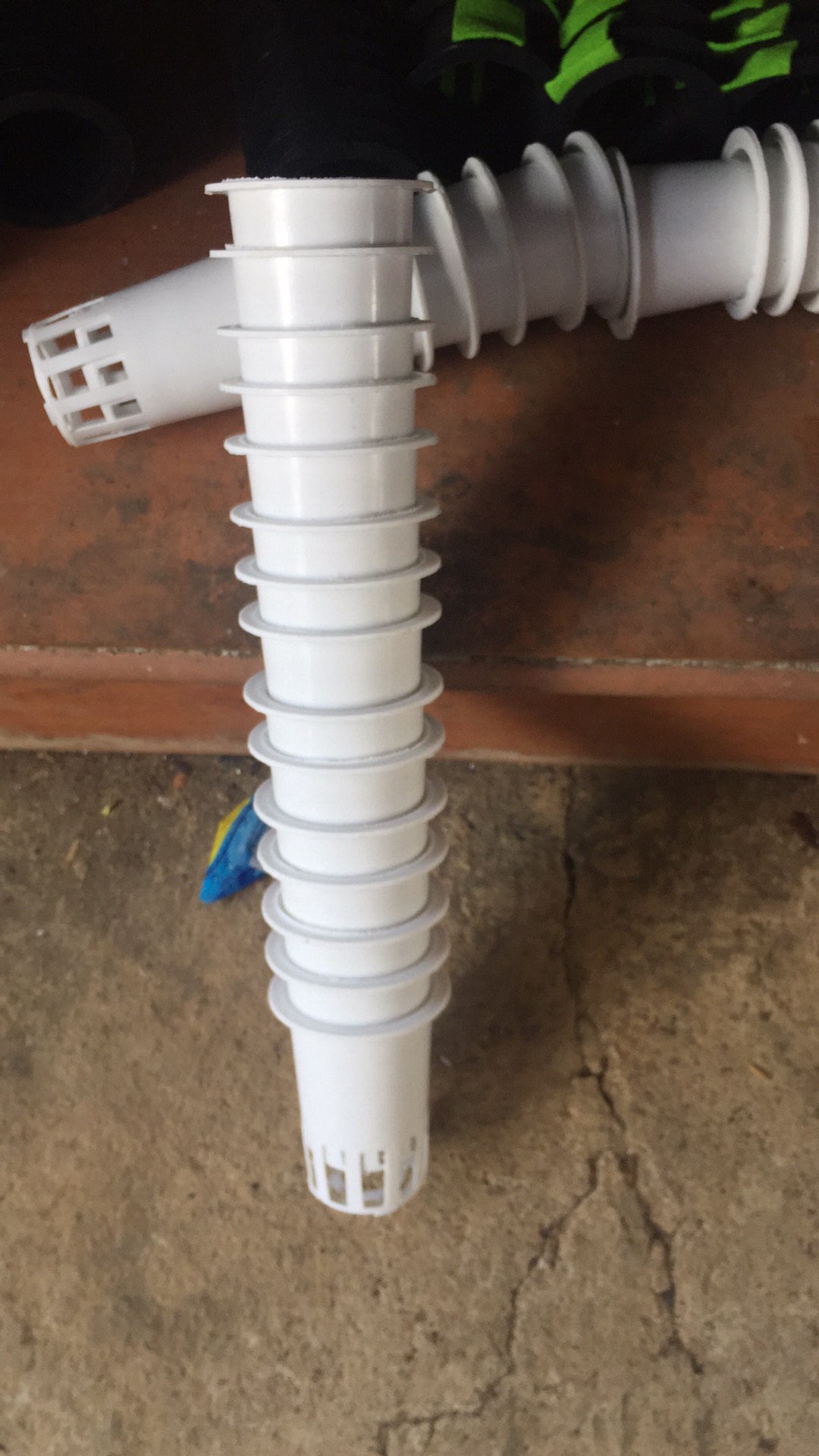 Netpot Putih 7cm Dia 5cm Utk Hidroponik Pipa 2,5-3inch Tanpa Sumbu