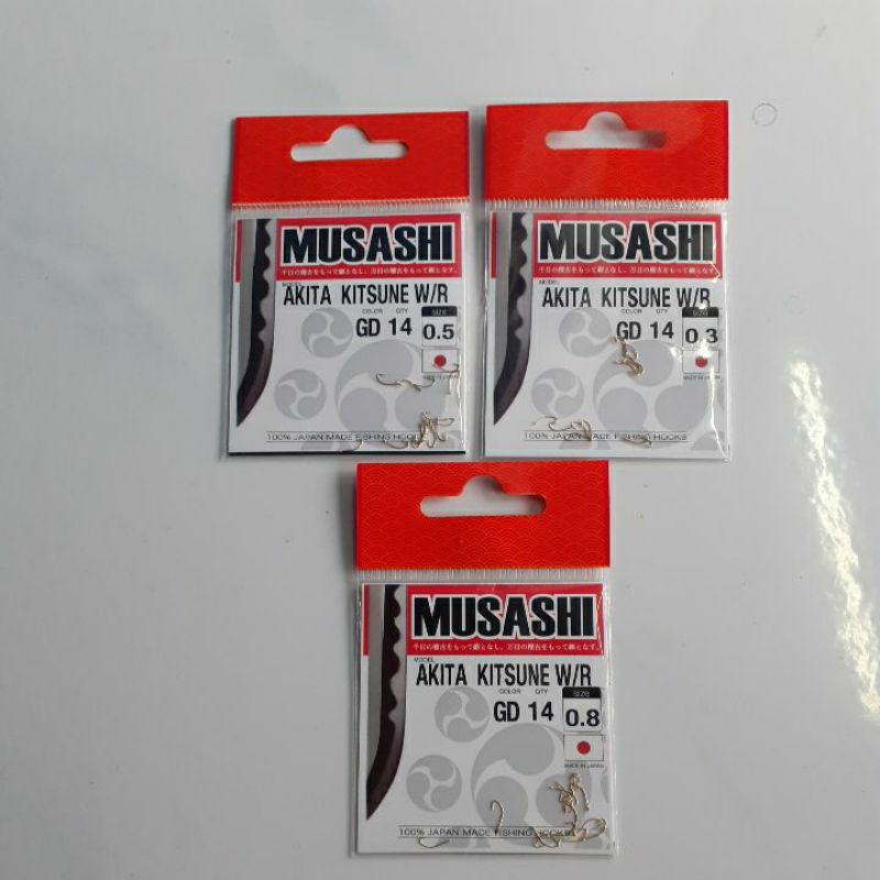 Kail MUSASHI Akita kitsune kail micro size 0,3 0,5 & 0,8 japan