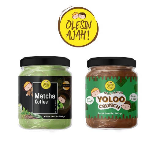 

Promo OlesinAjah Selai Matcha Coffe 200Gr + Yoloo 200Gr