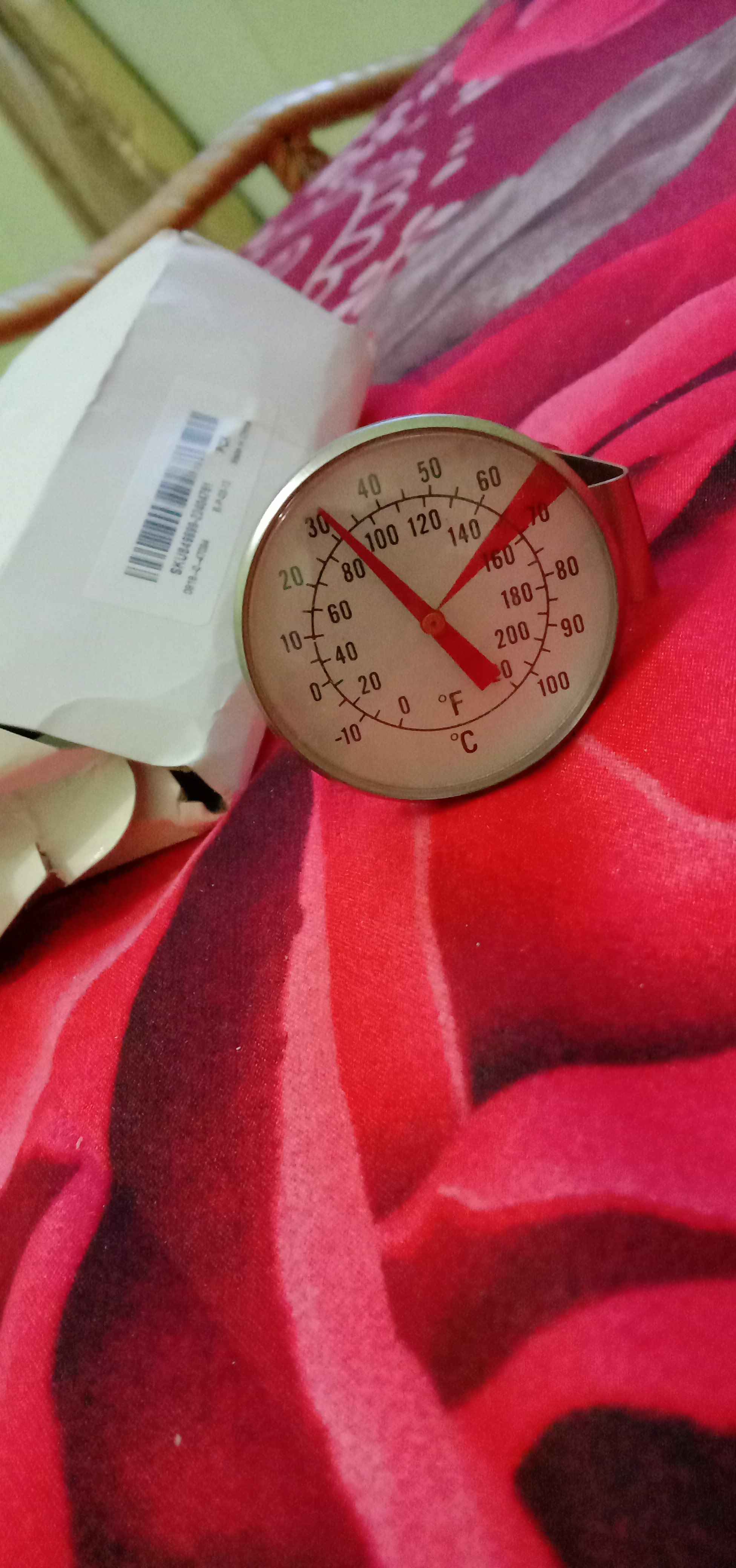 Ykpuii Termometer Tusuk Daging/masak/busa Frothing Kopi Ukuran 13.5cm