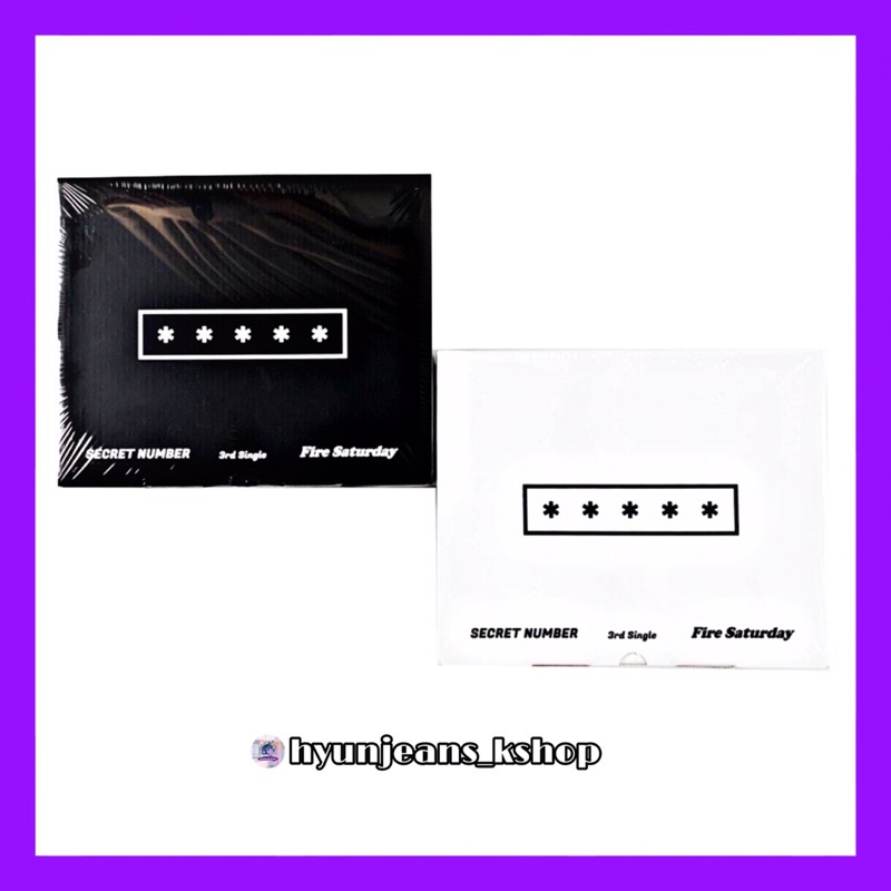 [READY STOCK] SECRET NUMBER The 3rd Single Album - FIRE SATURDAY (Limited Edition)