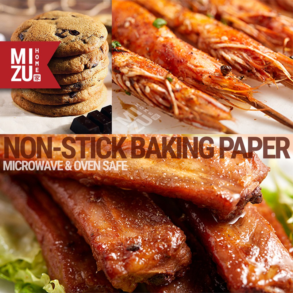 MIZU SUPERSIZE 20 / 50 meter Baking Paper Roll JUMBO Non-Stick Food-Grade Kertas Panggang 30cm-2