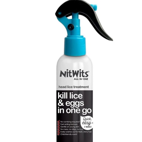 Nitwits All In One Head Lice Solution-120 ml