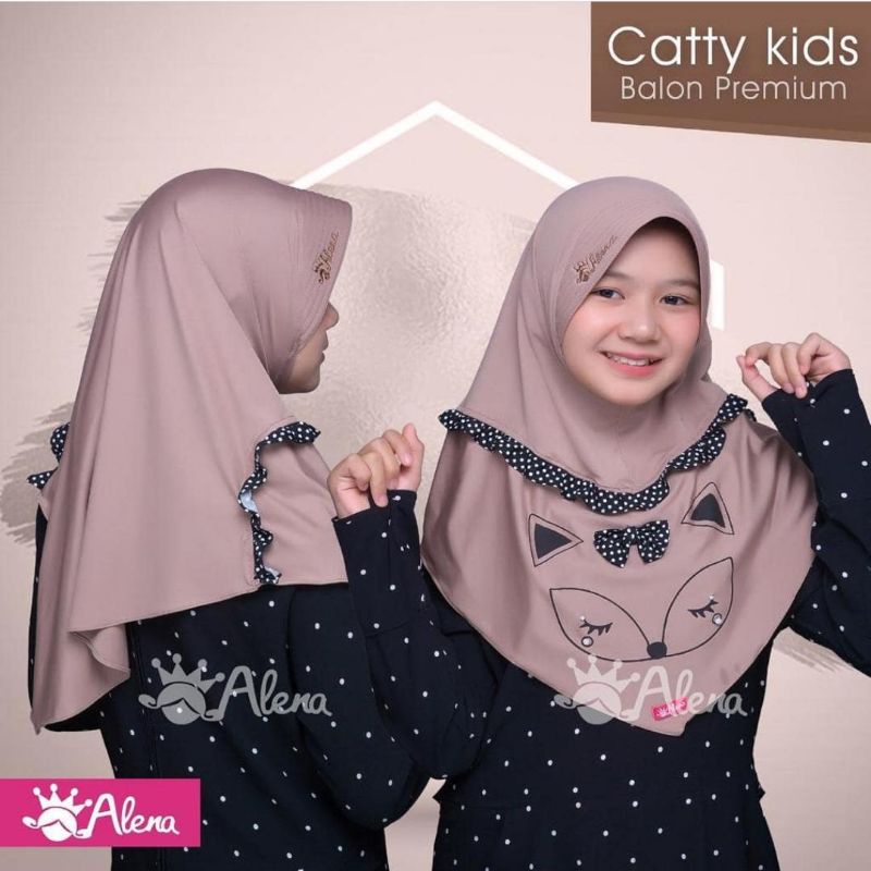 Jilbab hijab instan anak SD CATTY KIDS original ALENA