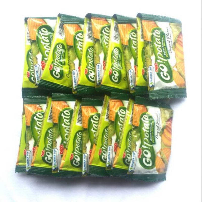 Biskuit GoPotato pak isi 20 sachet