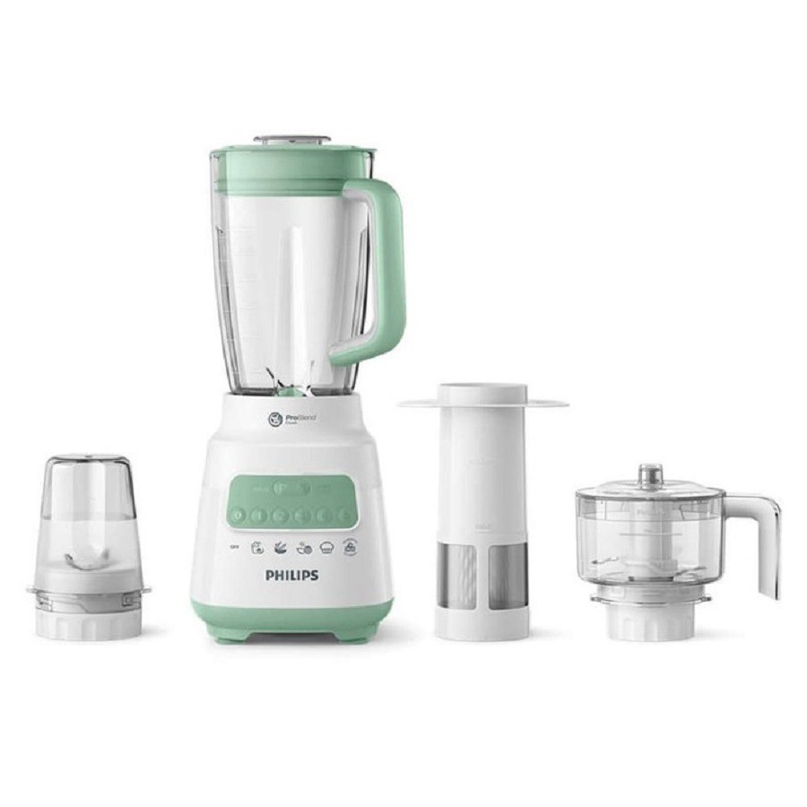 Blender Philips 2 Liter HR2223 HR 2223 4 in 1 Plastik Juicer Chopper Dry Mill