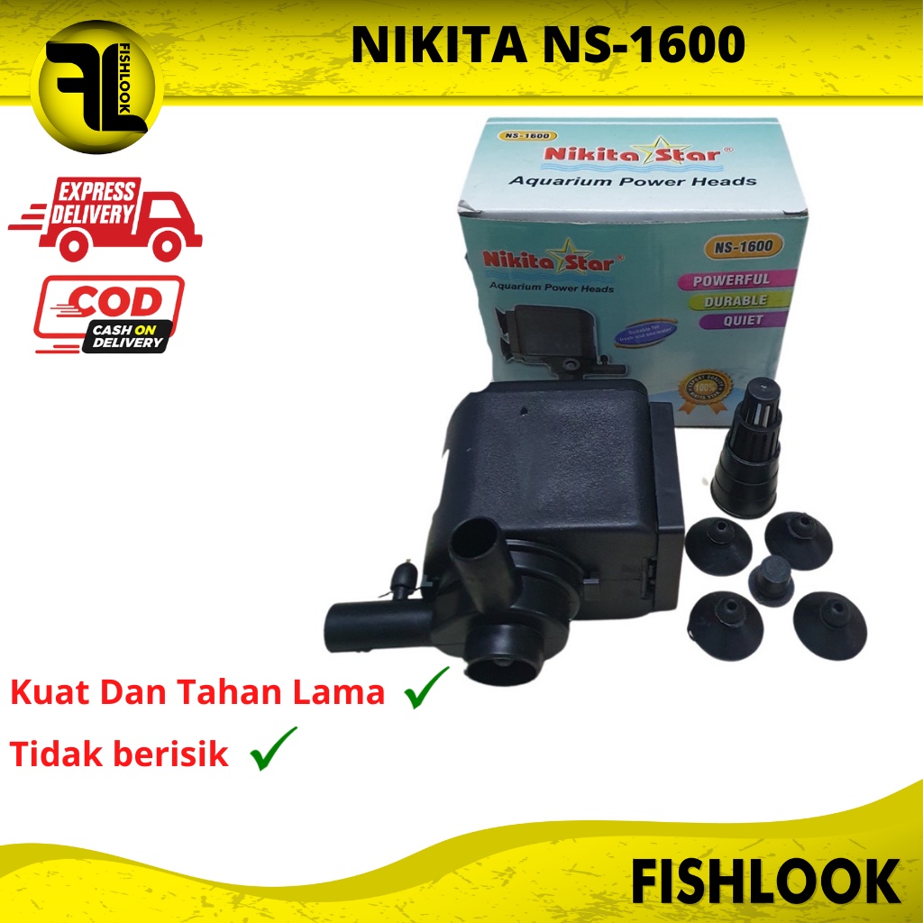 NIKITA STAR NS 1600 NS1600 Power Head Mesin Pompa Aquarium Aquascape