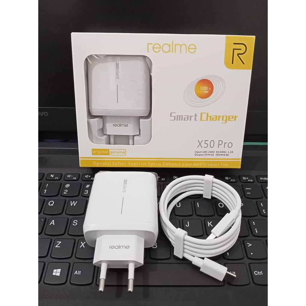 Charger Realme Smart Charger Super Vooc X50Pro 65W Original  Micro dan Type C X3/X6/X2Pro