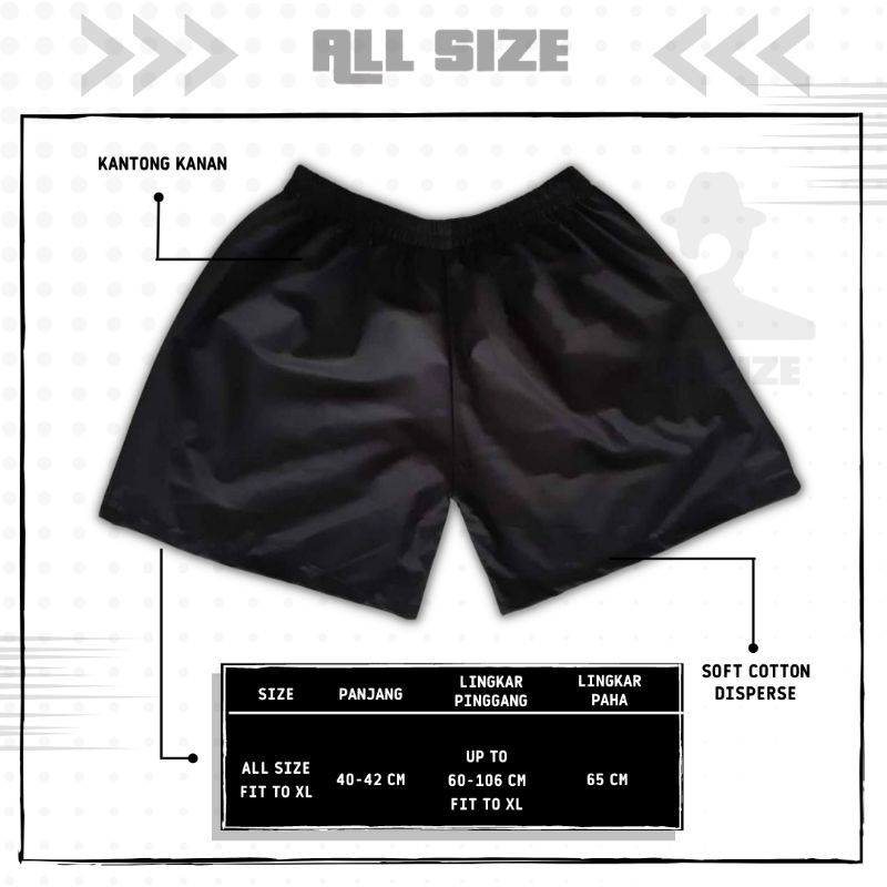 [ 45 MOTIF ] celana pendek boxer/kolor santai pria/wanita remaja/dewasa motif kotak/keramik hitam putih biru-M 31