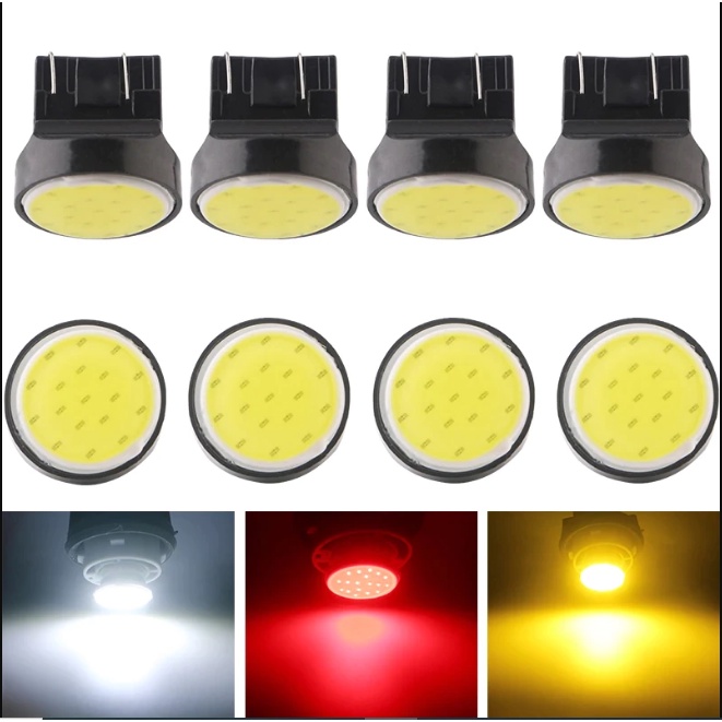 Lampu Led Rem Stop Sein Sen Senja COB PLASMA T20 7443 7440 Mobil Motor