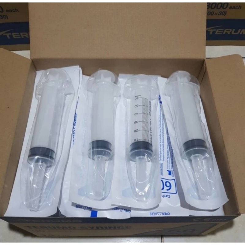 TERUMO 60 cc TERUMO 60 ml SYRINGE SPUIT