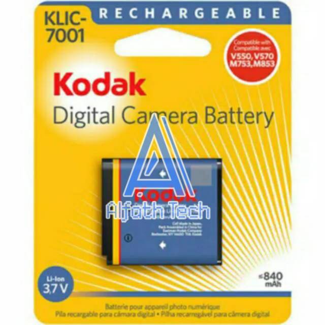 Baterai kamera kodak KLIC7001 easyshare m341 M1063 M1073 IS M753 M763