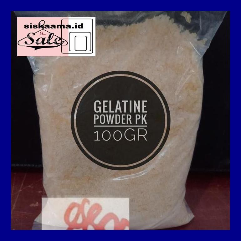 

A40D0Yh Gelatine / Gelatin Halal Mui Food Grade Ex. Rrt 100 Gram D50Tr40V