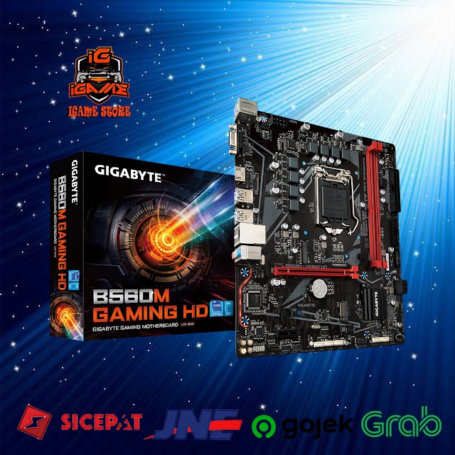 Gigabyte B560M Gaming HD (LGA1200, B560, DDR4, USB3.2, SATA3) NAMPOL GAN