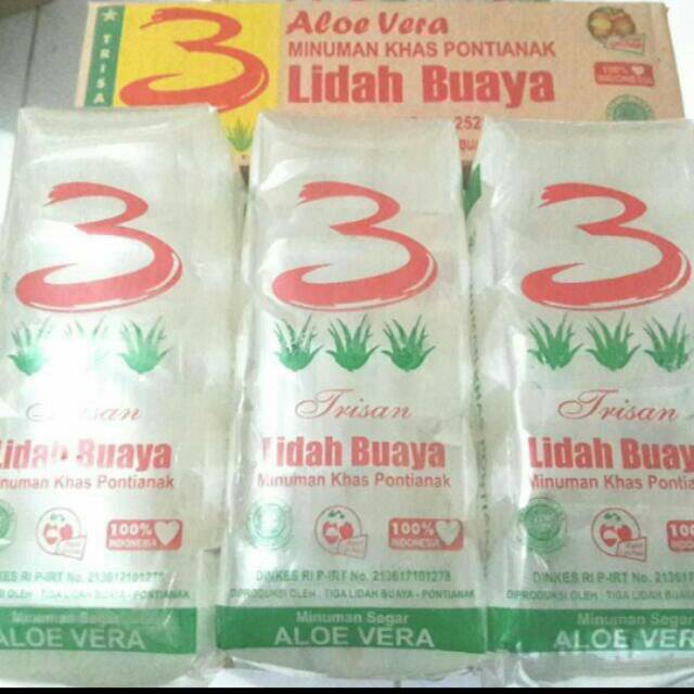 

Minuman Lidah Buaya Aloevera Rasa Leci khas pontianak ras