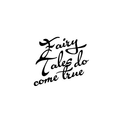 

POTATOO FAIRY TALES DO COME TRUE Temporary Tatto Sticker