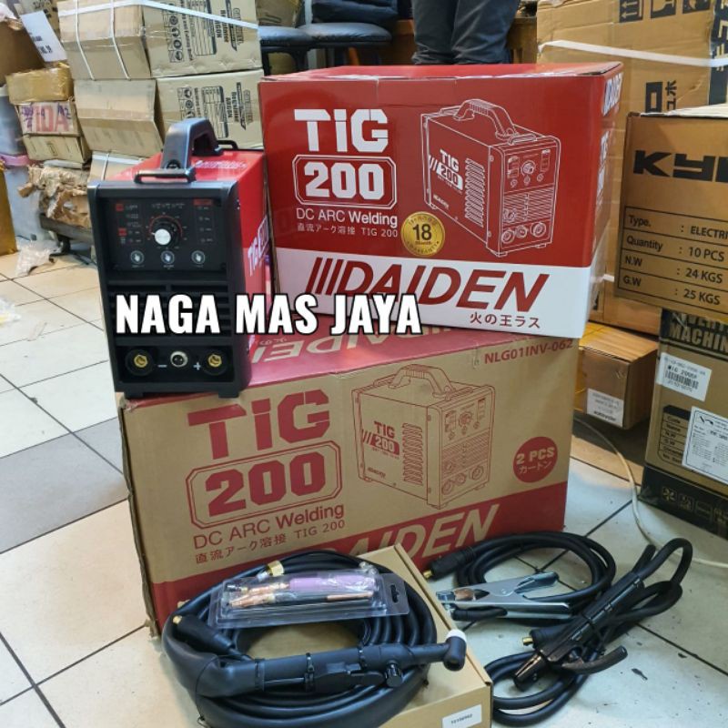 MESIN LAS ARGON DAIDEN TIG 200 PULSE / TRAFO LAS ARGON DAIDEN TIGI TIG 200 P