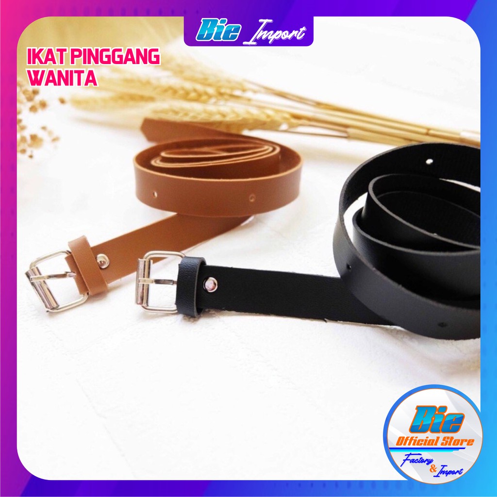 Gesper Ikat Pinggang Wanita Ring Belt Impor Korean Style