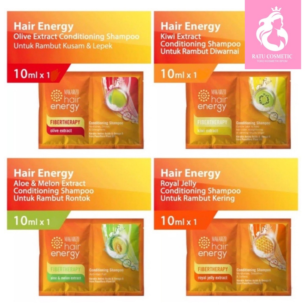 MAKARIZO HAIR ENERGY CONDITIONING SHAMPO SACHET 10ml (Sachet)