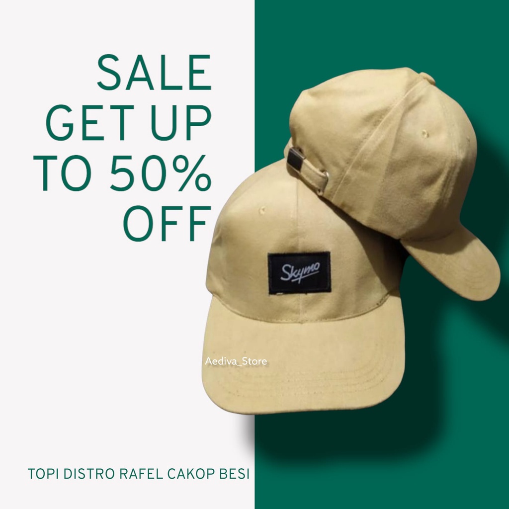 Topi Skymo baseball caps Krem Hijau Navy Hijau Distro Premium