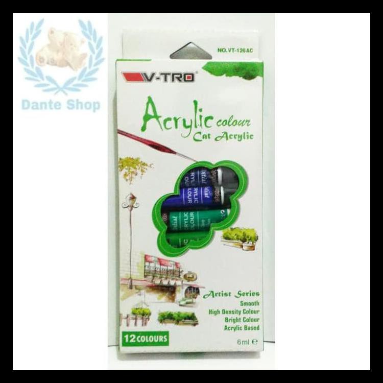 

Big Sale Cat Acrylic V-Tro 12 Warna Terjamin