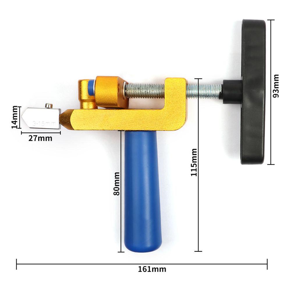 Solighter Pemotong Manual Pemotong Praktis Keramik Tile Breaker Diamond Roller